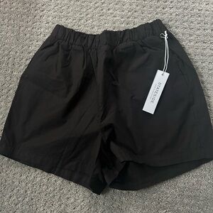 Stateside Poplin Women’s Black Boxer Shorts Medium